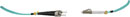 ST-LC MM DUPLEX OM3 50/125 CORDON PATCH FIBRE OPTIQUE 0.5m, truquoise