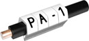 PARTEX MARQUEURS DE CABLE PA1-MBW.J 2.5à 5 mm, lettre J, noir sur blanc, pack de 1000