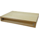 CANFORD ES4153801/A CAISSON RACK A POSER 1U prof.380mm, frêne