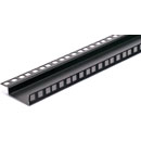 CANFORD CORNIERE RACK angle double, finition peinture, 45U, noir
