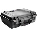 PELI 1520 PROTECTOR MALLE dim.internes 449x318x171mm, avec séparateurs rembourrés, noir