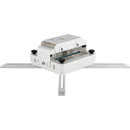 B-TECH BT893 SUPPORT PROJECTEUR plafond, jusqu'à 70kg, inclin./rot., tige 153mm, blanc