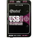 RADIAL USB-PRO BOITE DE DIRECT active, stéréo, entrée USB type-B