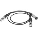 TECPRO YL916 CORDON "Y" XLR4F vers XLR3F + jack