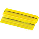 MARQUEURS DE CABLE PC36 jeu de A à Z, noir sur jaune