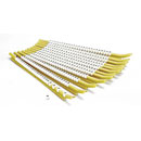 MARQUEURS DE CABLE PS12BW.0 Retrofit, noir sur blanc, sur applicateur, pack de 300