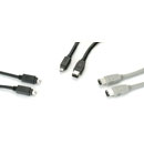 CORDON FIREWIRE IEEE1394 type 1 mâle-type 2 mâle, 2m