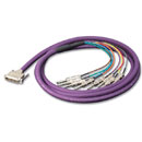 CANFORD CORDON D-SUB EPANOUIS 25pts mâle vers 8x 1/4 pouce, embase jack 3pts, 3m