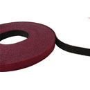 RIP-TIE WrapStrap 1.0 pouces, classe plenum, bordeaux, rouleau de 75 pieds