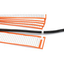 MARQUEURS DE CABLE ADHESIFS 19A, noir sur blanc