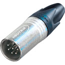 NEUTRIK NC6MXX XLR FICHE mâle, corps nickel, contacts plaqué argent