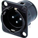 NEUTRIK NC3MD-H-BAG XLR EMBASE MALE montage horizontal