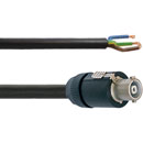 CANFORD CORDON SECTEUR Powercon NAC3FC-HC - dénudé, 3m, noir