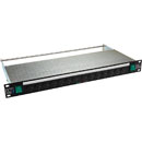 CANFORD MDU11S DISTRIBUTEUR SECTEUR CA double sort. 7x IEC, double entr.IEC, interrupt., vert, noir