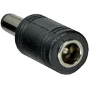 ADAPTATEUR CONNECTEUR SECTEUR CC 2.5mm 10mm mâle (embase) vers 2.1mm 10mm femelle (fiche)