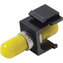 TUK KEYSTONE RACCORD FIBRE ST vers ST, monomode, simplex, noir/jaune