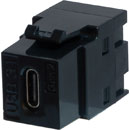 TUK KEYSTONE RACCORDS USB 3,1 USBC-femelle vers USB C femelle, noir