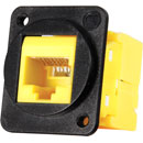 TUK KEYSTONE EMBASE IDC RJ45 SERIE-D Cat6, sans outil, jaune