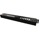TUK MCMDMP PANNEAU RACK GESTIONNAIRE DE CABLE horizontal, 24 canaux, noir