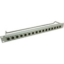 CANFORD PANNEAU DE CONNEXION XLR 1U 1x16 Neutrik XLRM, gris