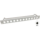 CANFORD PANNEAU DE CONNEXION UNIVERSAL Kit 1U 1x12, trous M3 taraudés, gris