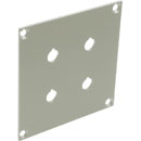 CANFORD PLAQUE DE CONNEXION MODULAIRE UNIVERSAL 2x découpe paire de borniers, gris clair