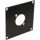 CANFORD PLAQUE DE CONNEXION MODULAIRE UNIVERSAL 1x découpe connecteur universal, noir