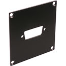 CANFORD PLAQUE DE CONNEXION MODULAIRE UNIVERSAL 1x découpe Sub-D 15pts, noir