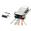 ADAPTATEUR A MONTER SUB-D 9pts femelle-RJ45, blindé