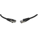 CORDON CAT6A BLINDE RJ45-RJ45-2m, noir