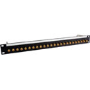 CANFORD PANNEAU DE CONNEXION BNC 12G/4K 1U, 1x24, noir, or