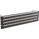 CANFORD PANNEAU DE CONNEXION BNC 3U, 4x24, 12G 4K, noir