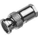 TELEGARTNER BNC FICHE mâle, à souder, 50 ohms, groupe F