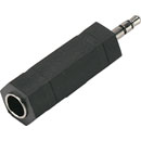 ADAPTATEUR 3JA-3MJP fiche jack 6.35mm 3pts (A-gauge) - fiche jack 3.5mm 3pts