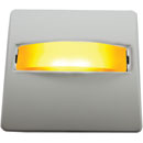 CANFORD SIGNE LUMINEUX LED plaque blanche, LED ambre