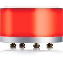 YELLOWTEC YT9201 LITT 50/22 MODULE LED rouge diam.51mm diamètre, haut.22mm, argent/rouge