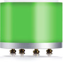 YELLOWTEC YT9302 LITT 50/35 haut.35 MODULE LED vert, diam 51mm, haut.35mm, argent/vert