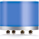 YELLOWTEC YT9305 LITT 50/35 haut.35 MODULE LED bleu, diam 51mm, haut.35 haut.35mm, argent/blue