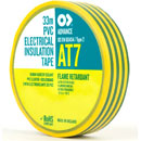 CANFORD ADHESIF ISOLANT vert/jaune, 19mm, rouleau de 33m