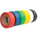 PAPER-TAK TAPE sans PVC, noir, 19mm, rouleaux 10m, pack de 6