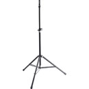K&M 21467 PIED ENCEINTE pliant, charge max. 50kg, 1370-2170mm, mandrin de verrouillage, noir
