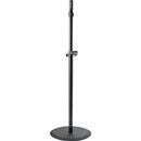K&M 26737 PIED ENCEINTE base lourde, charge max. 20kg, 1125-1810mm, mandrin de verrouillage, noir