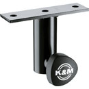 K&M 24281 PLATINE DE FIXATION vis de verrouillage, noir