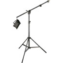 MANFROTTO 420B TREPIED aluminium, 4 sections, 3 réhausseurs, combi-boom, noir