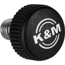 K&M 01-82-897-55 BOUTON FILETE 3/8", pour barre de couplage micro 23510 & 23550