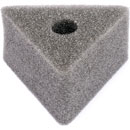 CANFORD BLOC DE MOUSSE POUR BADGE DE MICRO triangulaire., trou de 19mm