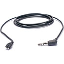 CANFORD EAD93 CORDON pour tube acoustique et écouteurs sans fil, 1.5m, fiche coudé 3.5mm, noir