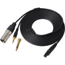 AUDIO-TECHNICA BPCB2 CORDON TA6F vers XLR3M et 6.35mm jack, pour BPHS2, BPHS2C, BPHS2S, 3.3m