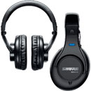 SHURE SRH440A CASQUE fermé, jack 3.5mm, adaptateur 6.35mm, cordon spiralé