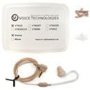 VOICE TECHNOLOGIES VT600 EARPHONE Straight cable, stereo 3.5mm jack, beige